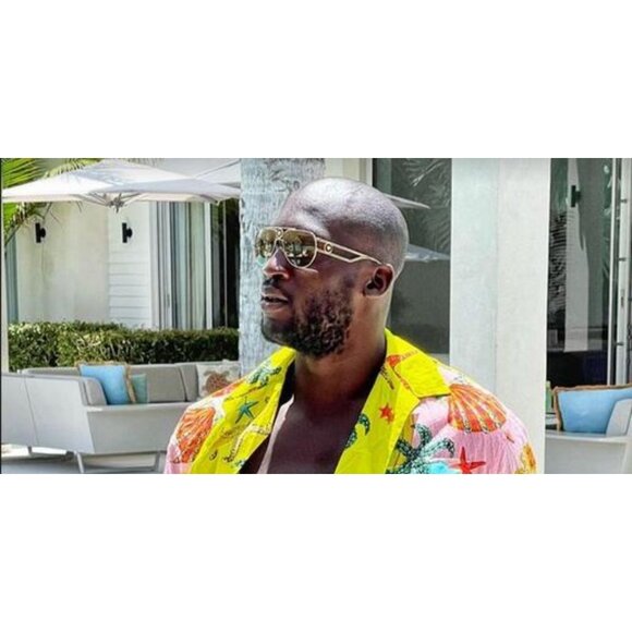 New VERSACE Gold Aviator VE2225 1002/87 Sunglasses Women - Picture 5 of 6